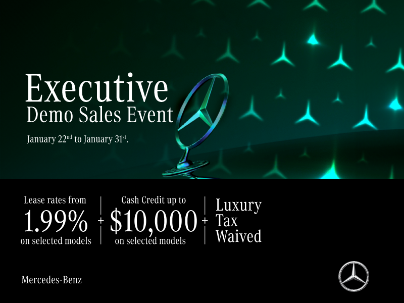 Executive Demo Sales Event