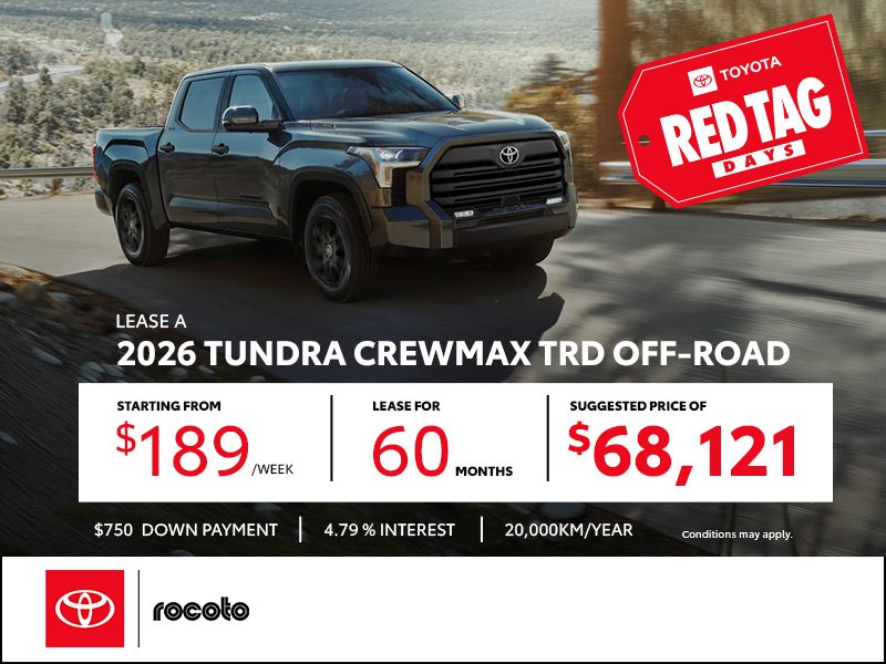 2026 Tundra CrewMax TRD Off-Road