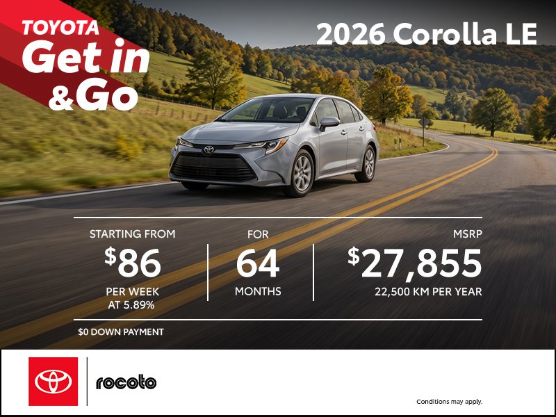 2026 Corolla LE