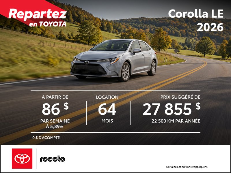 Corolla LE 2026