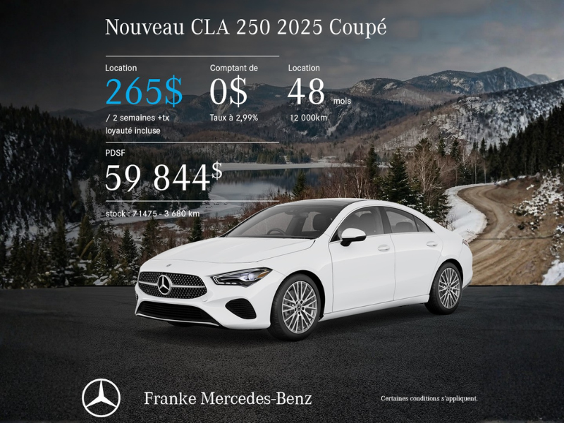 2025 CLA250 Coupe