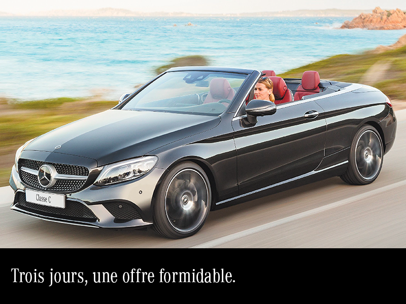 Trois jours, une offre formidable.
