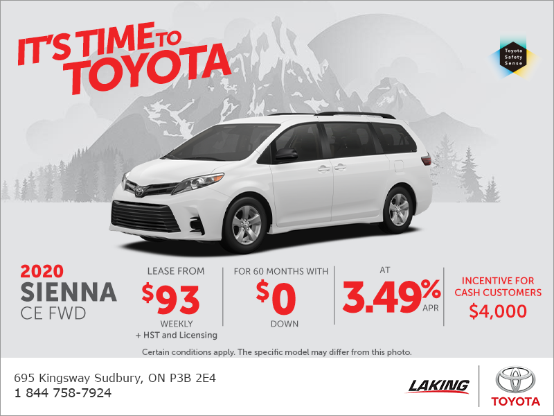 Laking Toyota | The 2020 Sienna SE FWD 8-PASS