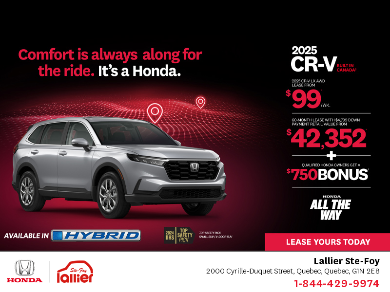 Get the 2025 Honda CR-V!