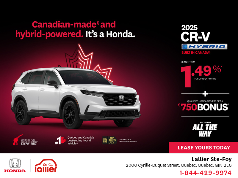 Get the 2025 Honda CR-V Hybrid!