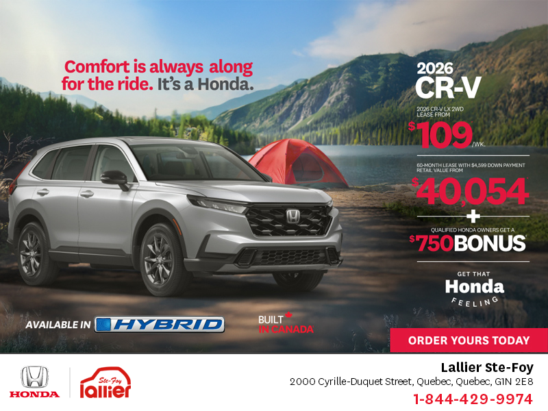 Get the 2026 Honda CR-V!