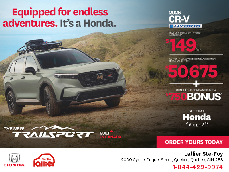 Get the 2026 Honda CR-V Hybrid!