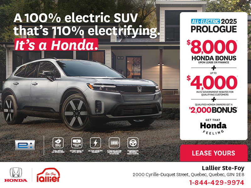 Get the 2025 Honda Prologue!