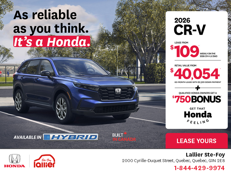 Get the 2026 Honda CR-V!