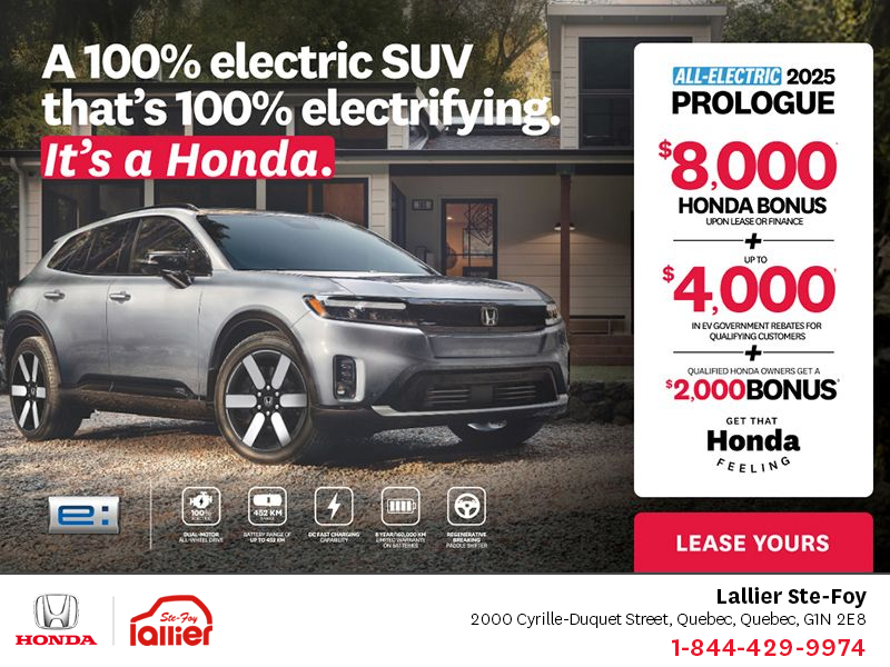 Get the 2025 Honda Prologue!
