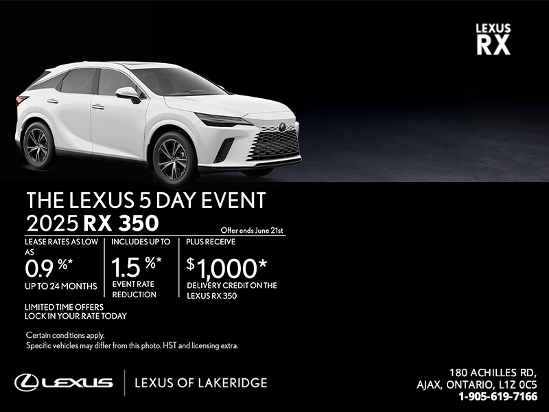 2025 Lexus RX 350
