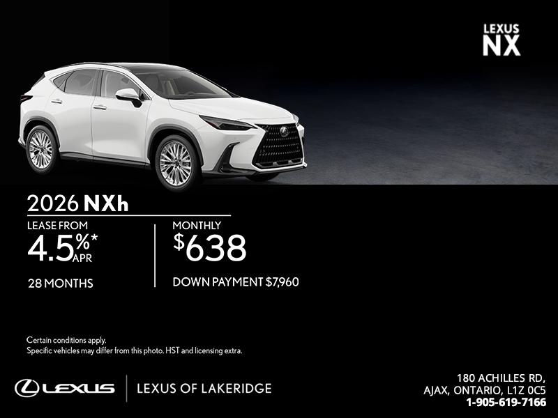 2026 Lexus NX 350h