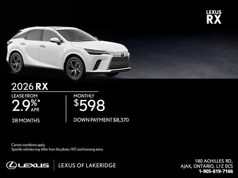 2026 Lexus RX 350