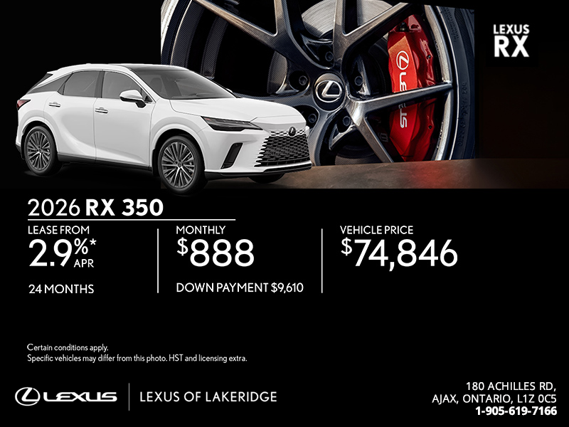 2026 Lexus RX