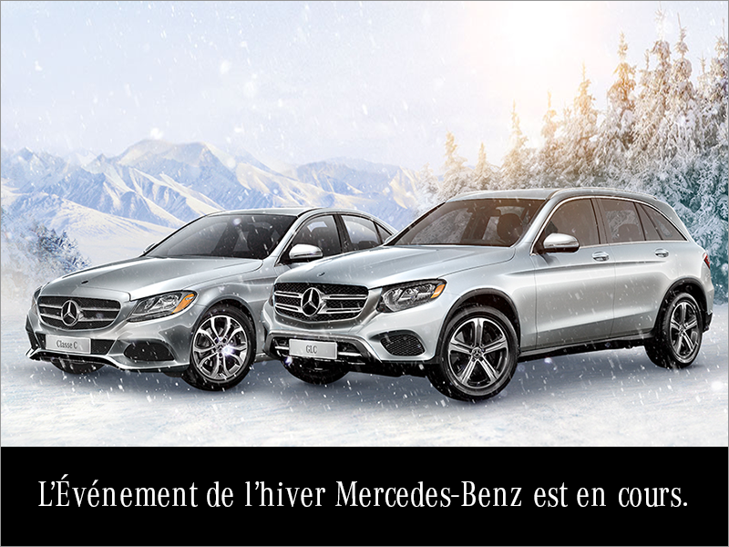 L'événement de l'hiver Mercedes-Benz est en cours.