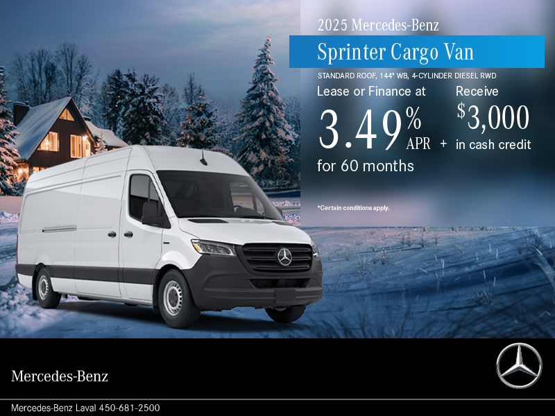 2025 Sprinter Cargo Van