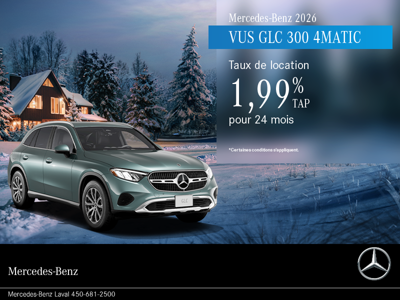 VUS GLC 300 4MATIC 2026