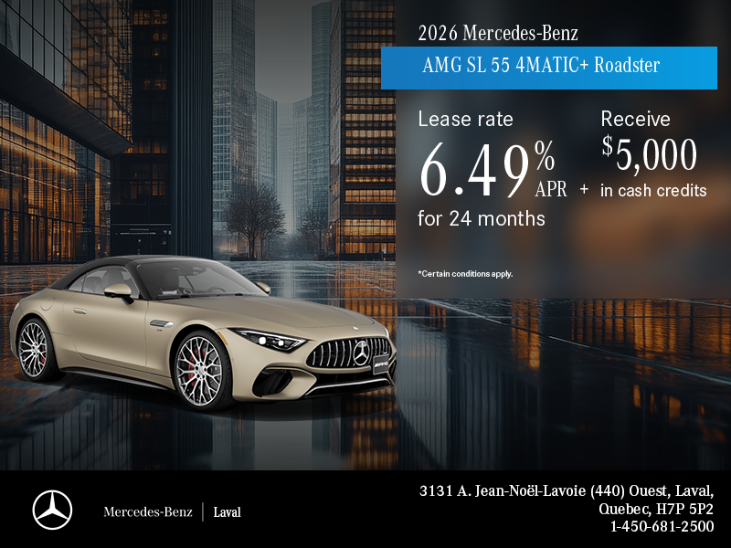 2026 AMG SL 55 4MATIC+ Roadster