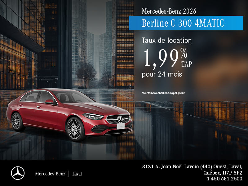 Berline C 300 4Matic 2026