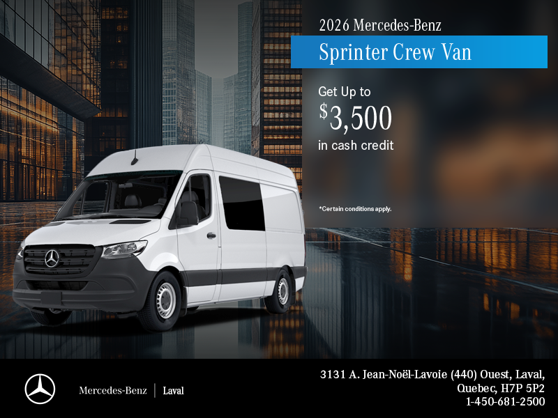 2026 Sprinter Crew Van