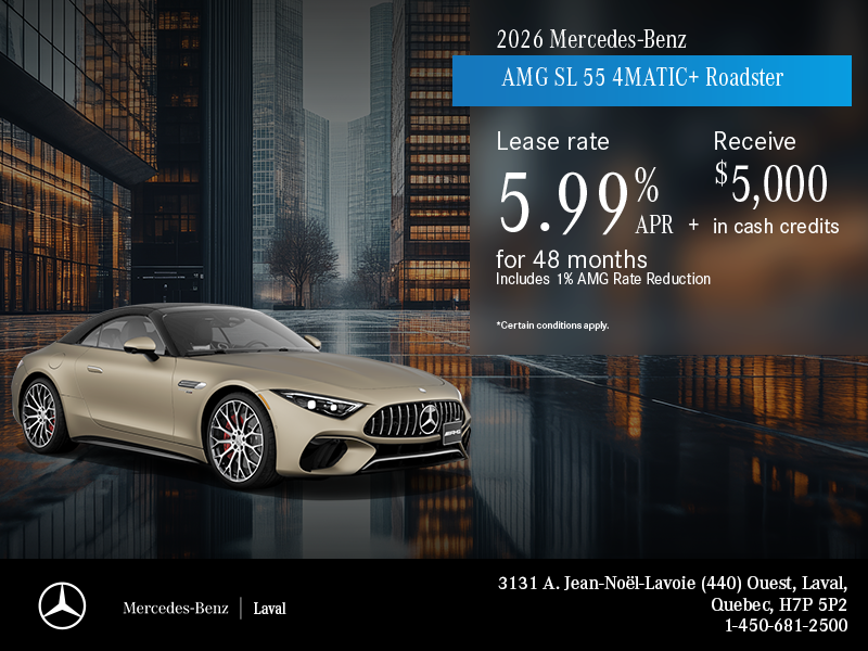 2026 AMG SL 55 4MATIC