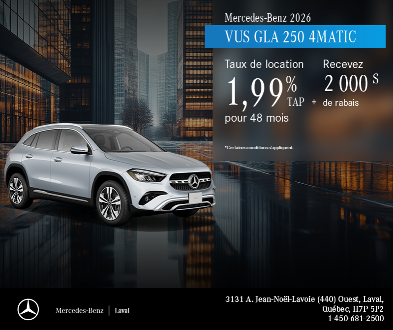 VUS GLA 250 4MATIC 2026