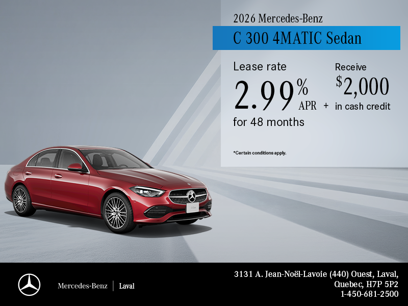 2026 C 300 4Matic Sedan