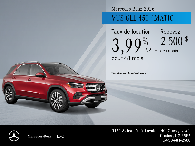 VUS GLE 450 4MATIC 2026