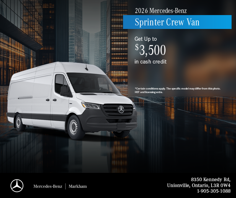 2026 Sprinter Crew Van