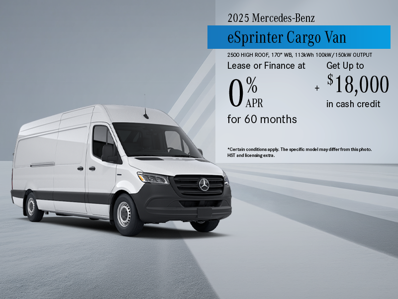 2025 eSprinter Cargo Van