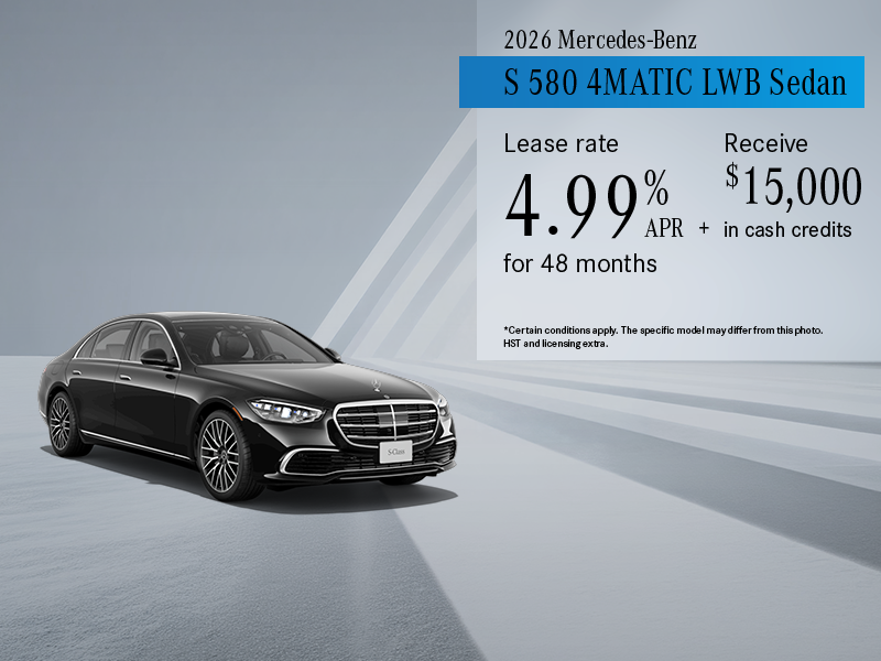 2026 S 580 4MATIC LWB Sedan