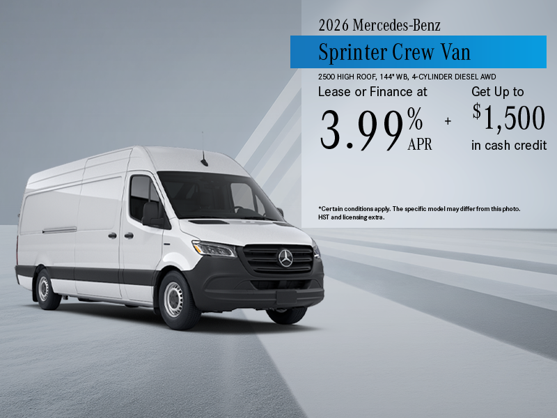 2026 Sprinter Crew Van