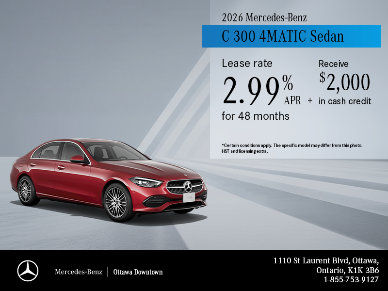 2026 C 300 4Matic Sedan