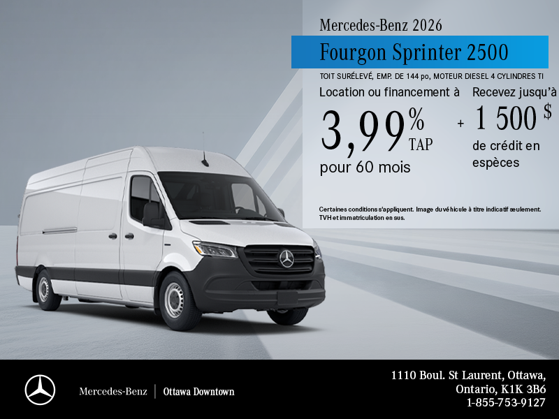 Fourgon Sprinter 2500 2026