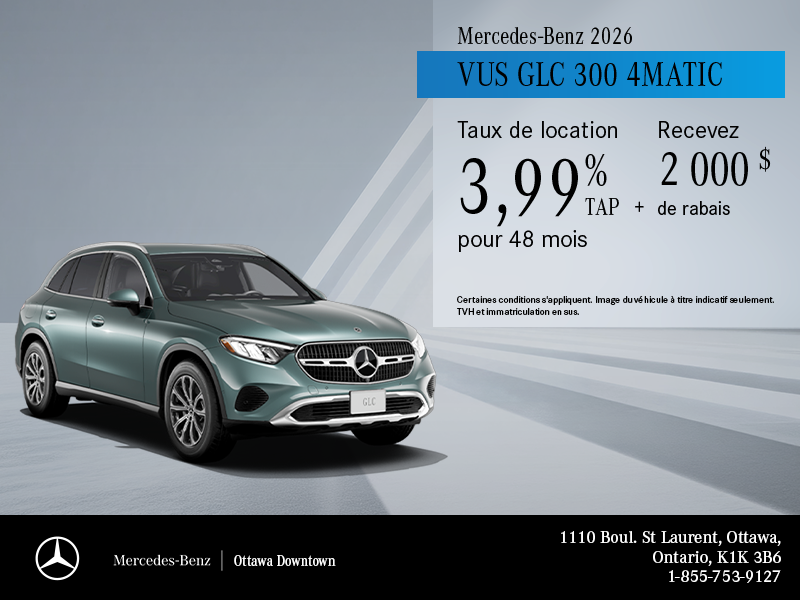 VUS GLC 300 4MATIC 2026