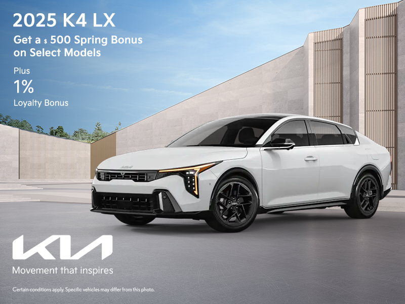 Get the 2025 Kia K4!