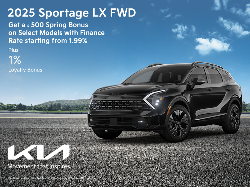 Get the 2025 Kia Sportage!