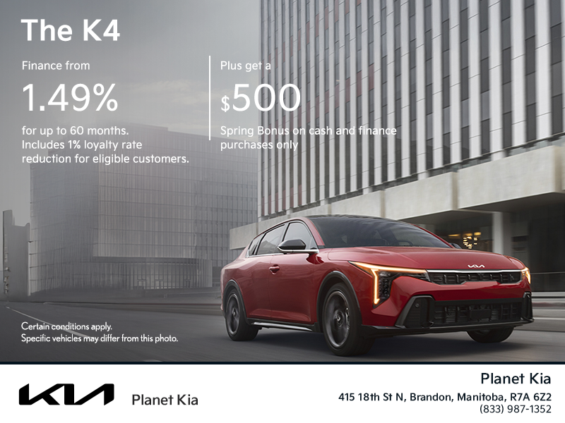 Get the 2025 Kia K4!