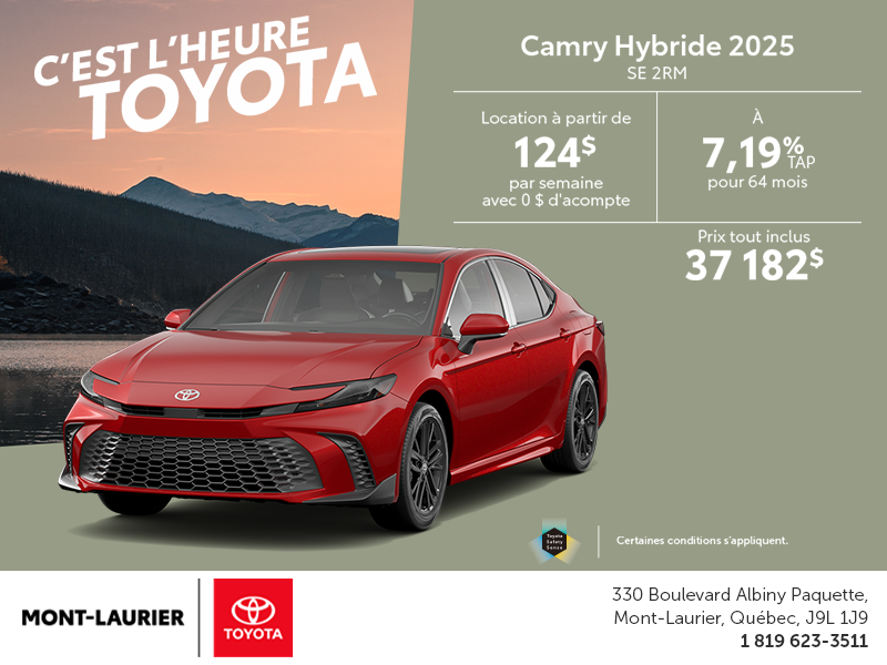 Toyota Camry Hybrid 2025