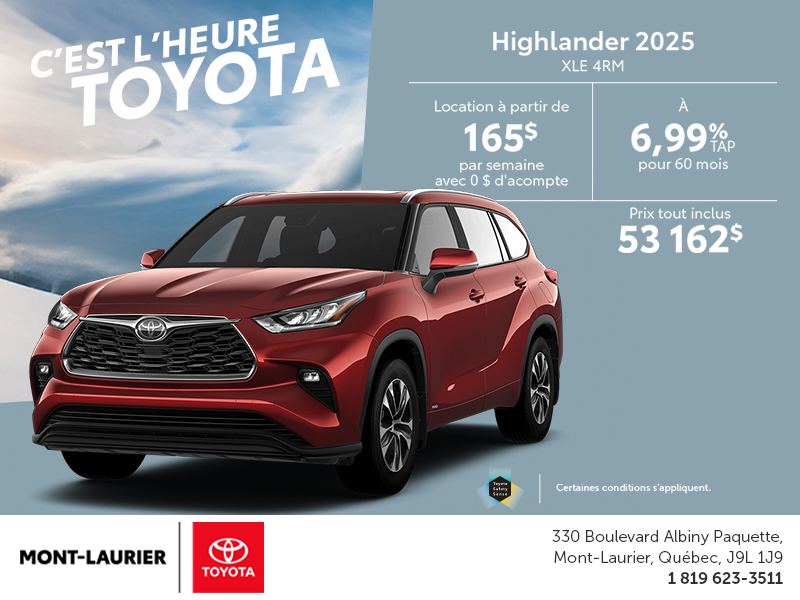 Toyota Highlander 2025