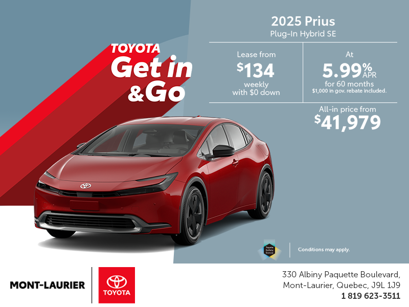2025 Toyota Prius Plug-In Hybrid