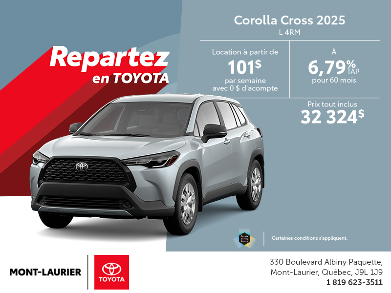 Toyota Corolla Cross 2025