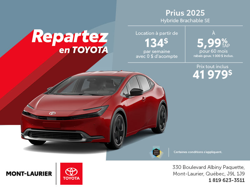 Toyota Prius Plug-In Hybrid 2025