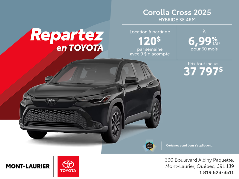 Toyota Corolla Cross Hybrid 2025