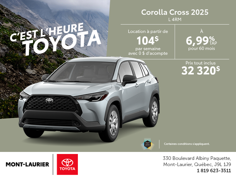 Toyota Corolla Cross 2025