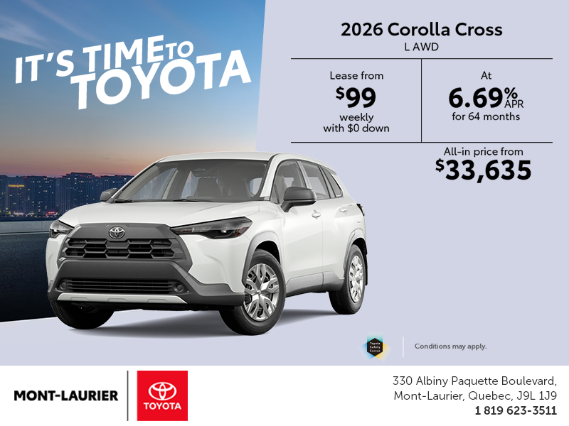 2026 Toyota Corolla Cross
