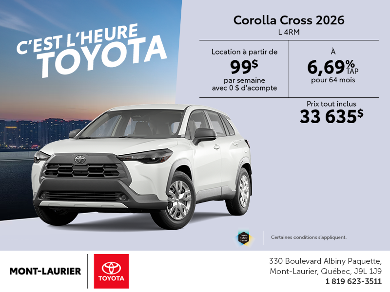 Toyota Corolla Cross 2026