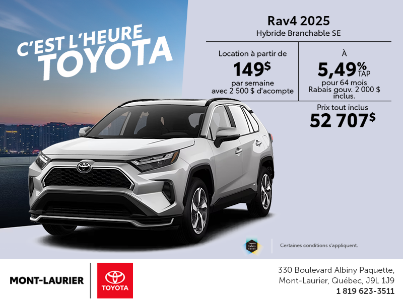 Toyota RAV4 Plug-In Hybrid 2025