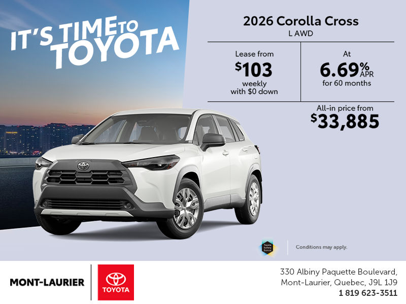 2026 Toyota Corolla Cross