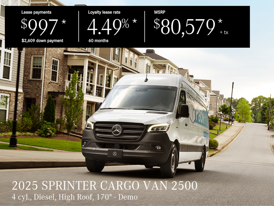 2025 Sprinter Cargo Van 2500, 170